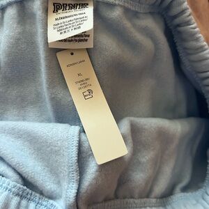 Pink Victoria's Secret Light Blue Sweatpants